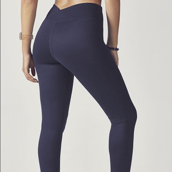 fabletics navy blue leggings